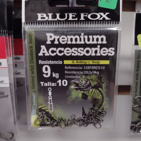 TERMINAL PARA PESCA SNAP BLUE FOX