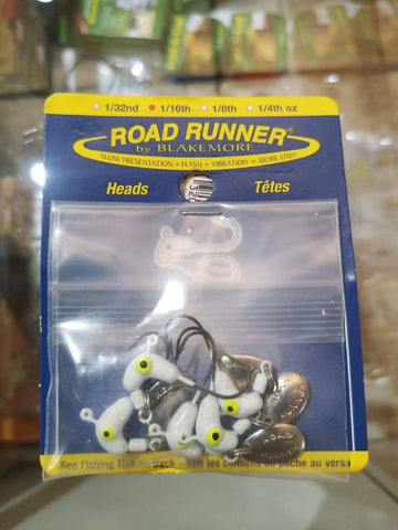 ROAD RUNNER JIGS 1/16 OZ 5 PZ
