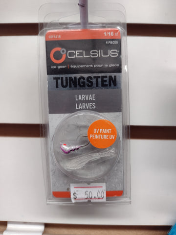 CELSIUS TUNGSTEN LARVAE 1/16 OZ UV PURP TIG