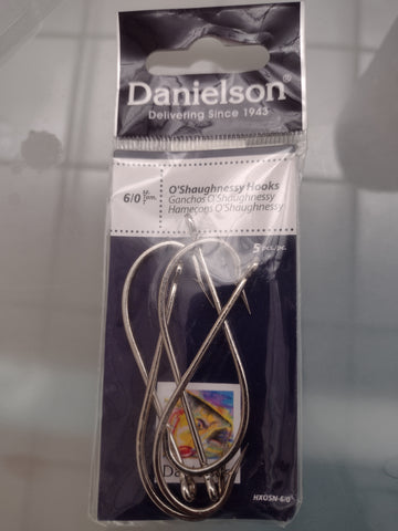 DANIELSON SHAUGHNESSY HOOKS #6/0
