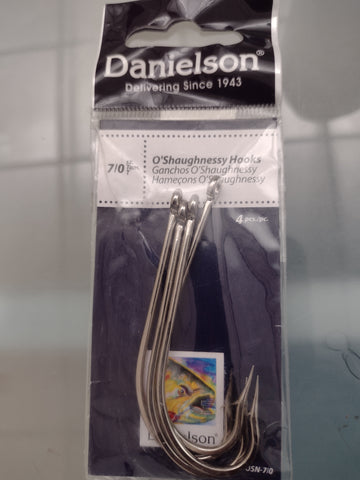 DANIELSON SHAUGHNESSY HOOKS #7/0
